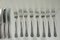 Antique German Cutlery Set from Peka, Set of 24 4