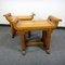 Vintage Italian Pearwood Benches, 1920s, Set of 2, Image 3