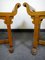 Vintage Italian Pearwood Benches, 1920s, Set of 2, Image 8