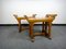 Vintage Italian Pearwood Benches, 1920s, Set of 2 2