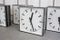 Double Sided Modernist Platform Clock from Pragotron, 1950s 2