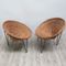 Chaises en Rotin, France, 1950s, Set de 2 4