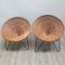 French Rattan Chairs, 1950s, Set of 2 12