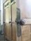 Vintage Holz & Messing Kleiderschrank 12