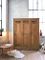 Vintage Wood & Brass Wardrobe, Image 4