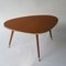 Mid-Century Coffee Table with Leather Top, 1950s, Image 2