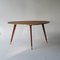 Mid-Century Coffee Table with Leather Top, 1950s, Image 1