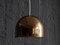 Lampade da soffitto in ottone di Bergboms, anni '60, set di 2, Immagine 1