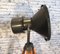 Vintage Grey Factory Spotlight with Wooden Tripod Base 7