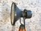 Vintage Grey Factory Spotlight with Wooden Tripod Base 2