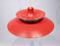 Model PH5 Red Pendant by Poul Henningsen for Louis Poulsen, 1960s, Image 4