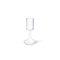 Low Fiamma Candleholder in Glass by Aldo Cibic for Paola C., Image 1