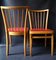 Wooden Chairs, 1950s, Set of 2 2