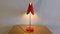 Mid-Century Red Table Lamp by Josef Hurka for Napako, 1960 6