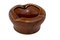 Vintage Ashtray in Leather & Ceramic from Longchamp 1