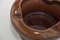 Vintage Ashtray in Leather & Ceramic from Longchamp 2