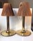 Mid-Century Swedish Brass Table Lamps by Anders Pehrson for Ateljé Lyktan, 1960s, Set of 2 1