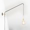 Lámpara de pared Potence minimalista moderna de latón y acero oxidado de Balance Lamp, Imagen 5