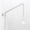 Minimalist Modern Brass & Oxidized Steel Potence Wall Lamp from Balance Lamp, Image 1