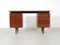 Teak Writing Desk with Extendable Pull-Out Shelves, 1960s 2