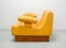 Mid-Century Deep Yellow Leather Modular Sofa Set from Dreipunkt, 1970s, Set of 5 12