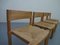 Danish Oak & Papercord Dining Set, 1960s, Set of 5 14