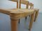 Danish Oak & Papercord Dining Set, 1960s, Set of 5 13