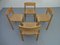 Danish Oak & Papercord Dining Set, 1960s, Set of 5 4