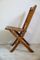 Vintage Belgian Wooden Folding Chairs from Torck, Set of 6 14