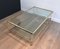 French Gilt Nickel and Lucite Coffee Table, 1970s, Image 7