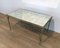 French Neoclassical Bronze & Brass Coffee Table with Swan Heads & Mirrored Top, 1940s 8