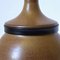 Lámpara de mesa de cerámica y cuero de Gabriel Hamm, años 80, Imagen 9