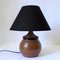 Ceramic and Leather Table Lamp by Gabriel Hamm, 1980s, Image 3