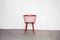 Sedia rossa con schienale a stecche di Lena Larsson per Nesto, anni '60, Immagine 5