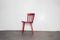 Roter Stuhl mit Holzspeichen von Lena Larsson für Nesto, 1960er 6