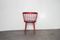 Chaise avec Dossier à Barreaux Rouge par Lena Larsson pour Nesto, 1960s 2