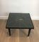 French Leather & Brass Coffee Table, 1950s 2