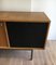 Sideboard with Sliding Doors, Bar & Metal Base, 1950s 6