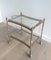 French Neoclassical Style Brass Trolley, 1940s 2