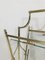 Neoclassical Brass Magazine Rack from Maison Jansen, 1940s 3