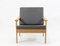 Danish Capella Lounge Chairs in Oak by Illum Wikkelsø for N. Eilersen, 1960s, Set of 2 1