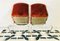 Silla de oficina italiana vintage de acero cromado y terciopelo, años 70, Imagen 22
