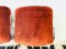 Silla de oficina italiana de acero cromado y terciopelo, años 70, Imagen 24