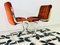 Italian Chromed Steel & Velvet Office Chair, 1970s 10