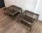 Brushed Steel Side Tables with Smoked Glass by Guy Lefevre for Maison Jansen, 1970s, Set of 2, Image 8