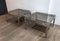 Brushed Steel Side Tables with Smoked Glass by Guy Lefevre for Maison Jansen, 1970s, Set of 2, Image 3