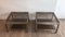 Brushed Steel Side Tables with Smoked Glass by Guy Lefevre for Maison Jansen, 1970s, Set of 2, Image 2
