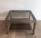 Brushed Steel Side Tables with Smoked Glass by Guy Lefevre for Maison Jansen, 1970s, Set of 2, Image 6