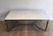 Brushed Steel & Brass Coffee Table with Marble Top, 1940s, Image 2