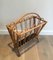 Rattan Magazine Rack, 1950s 2